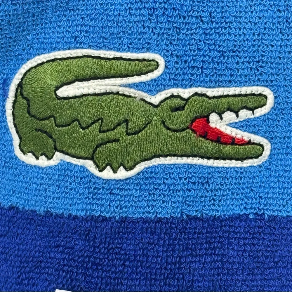 Lacoste blue bath